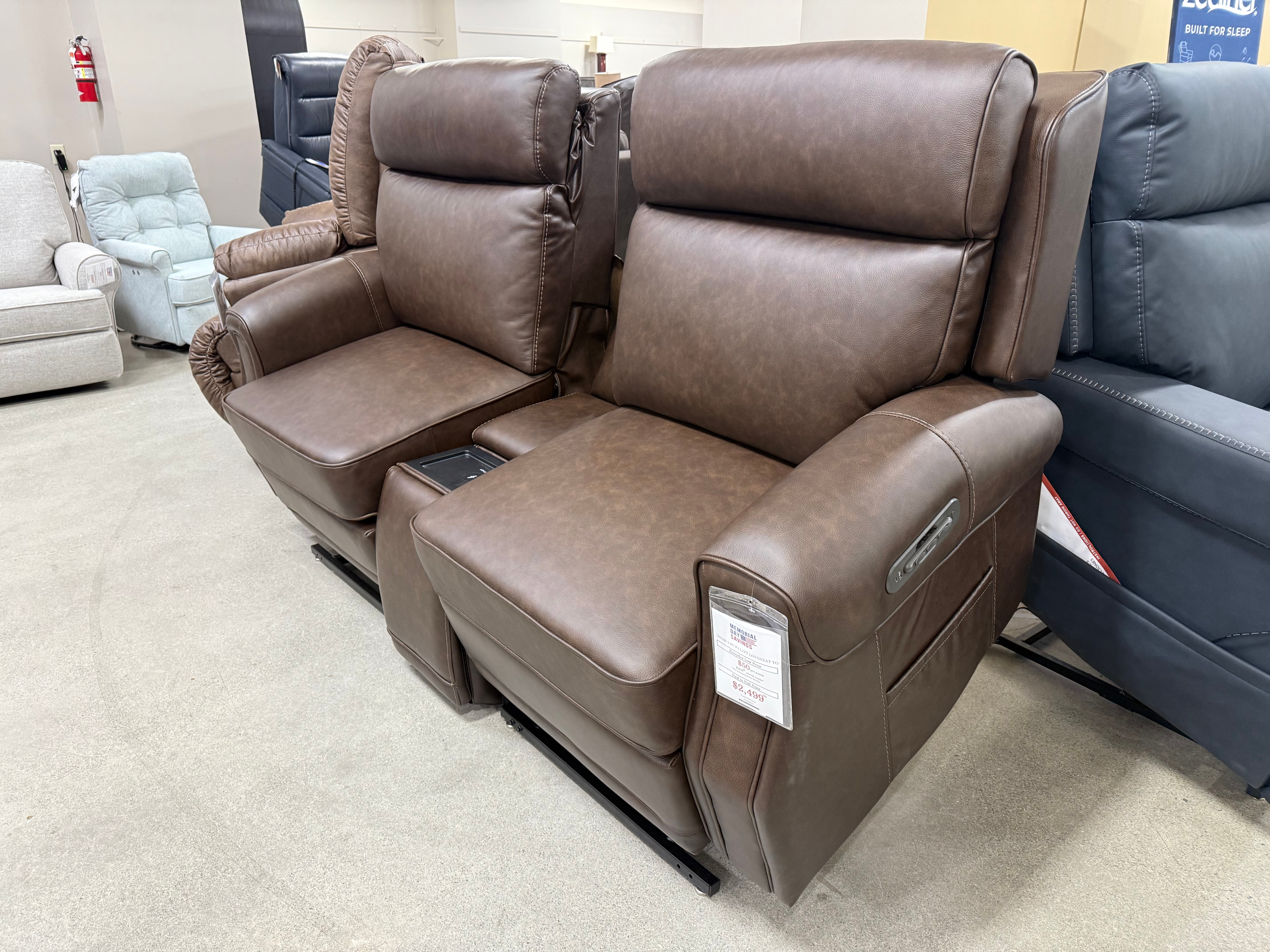 Power Reclining/Lift Loveseat