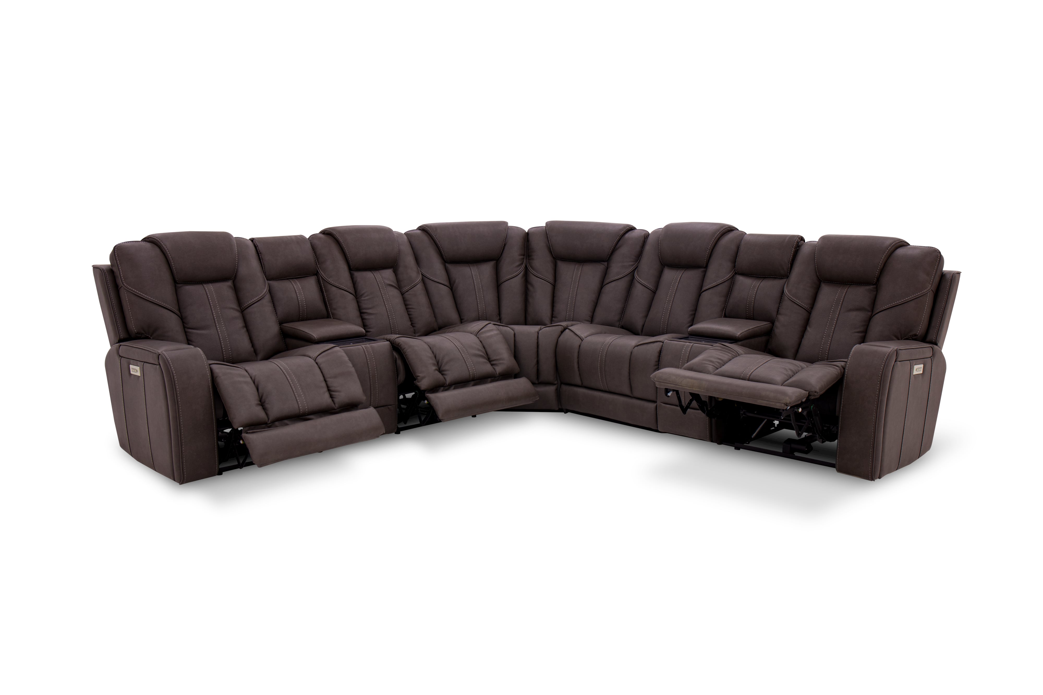 Seven Piece Reclining Sectional