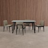 Woodside Woodworks Burbank Dining Leg Table