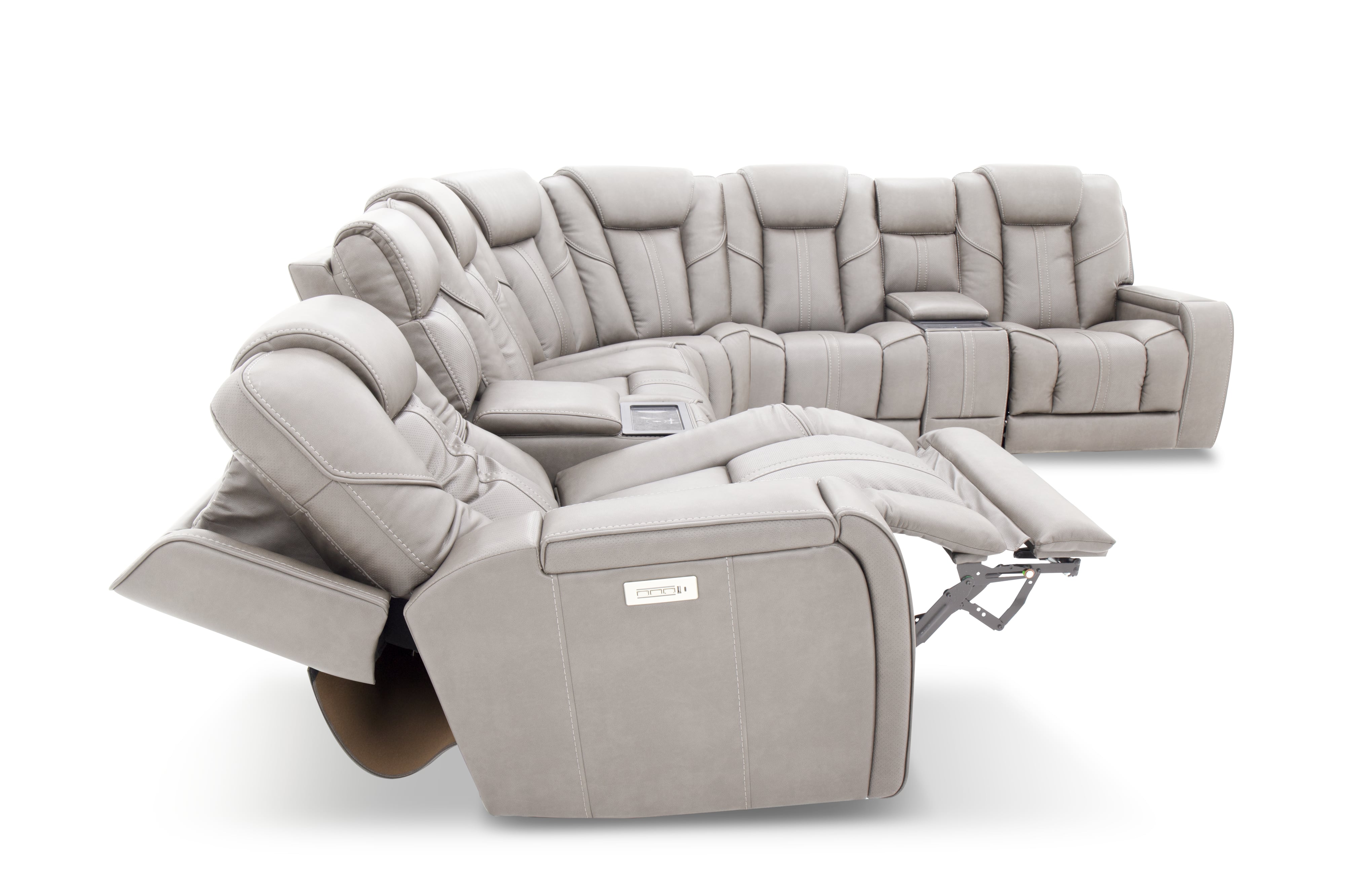Seven Piece Reclining Sectional