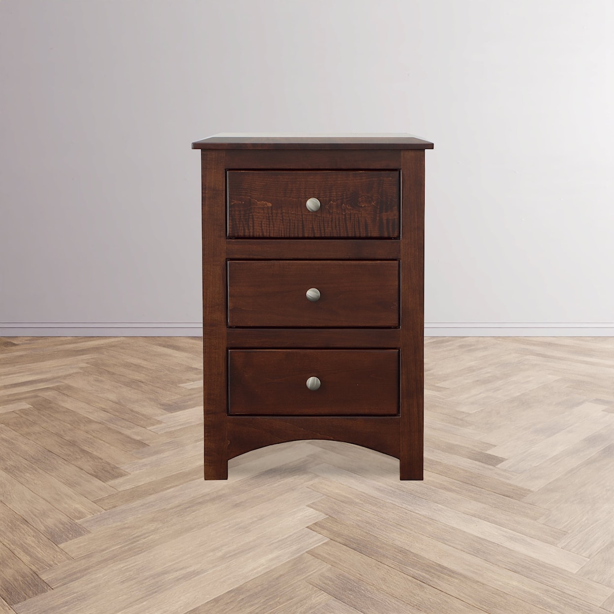 J&R Woodworking Finland Ashbury 3 Drawer Nightstand