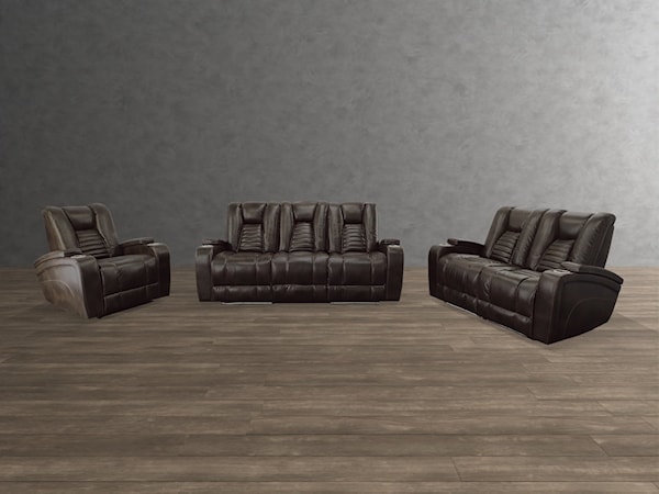 Three Piece Reclining Living Room