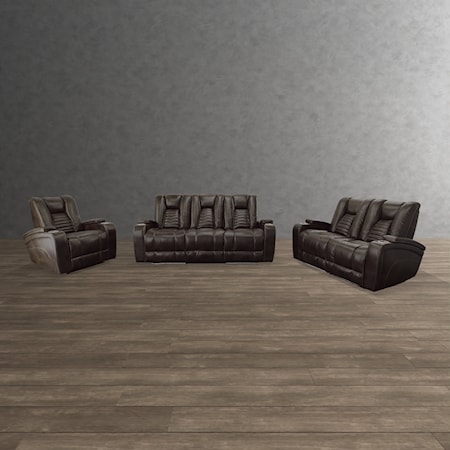 Three Piece Reclining Living Room