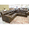 Virginia Furniture Market Premium Leather Matera Two Piece Sectional