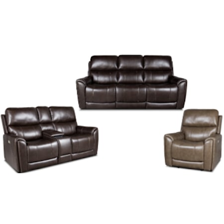 Three Piece Reclining Living Room