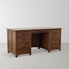 L.A.M.B. Woodworking Oakridge Double Pedestal Desk