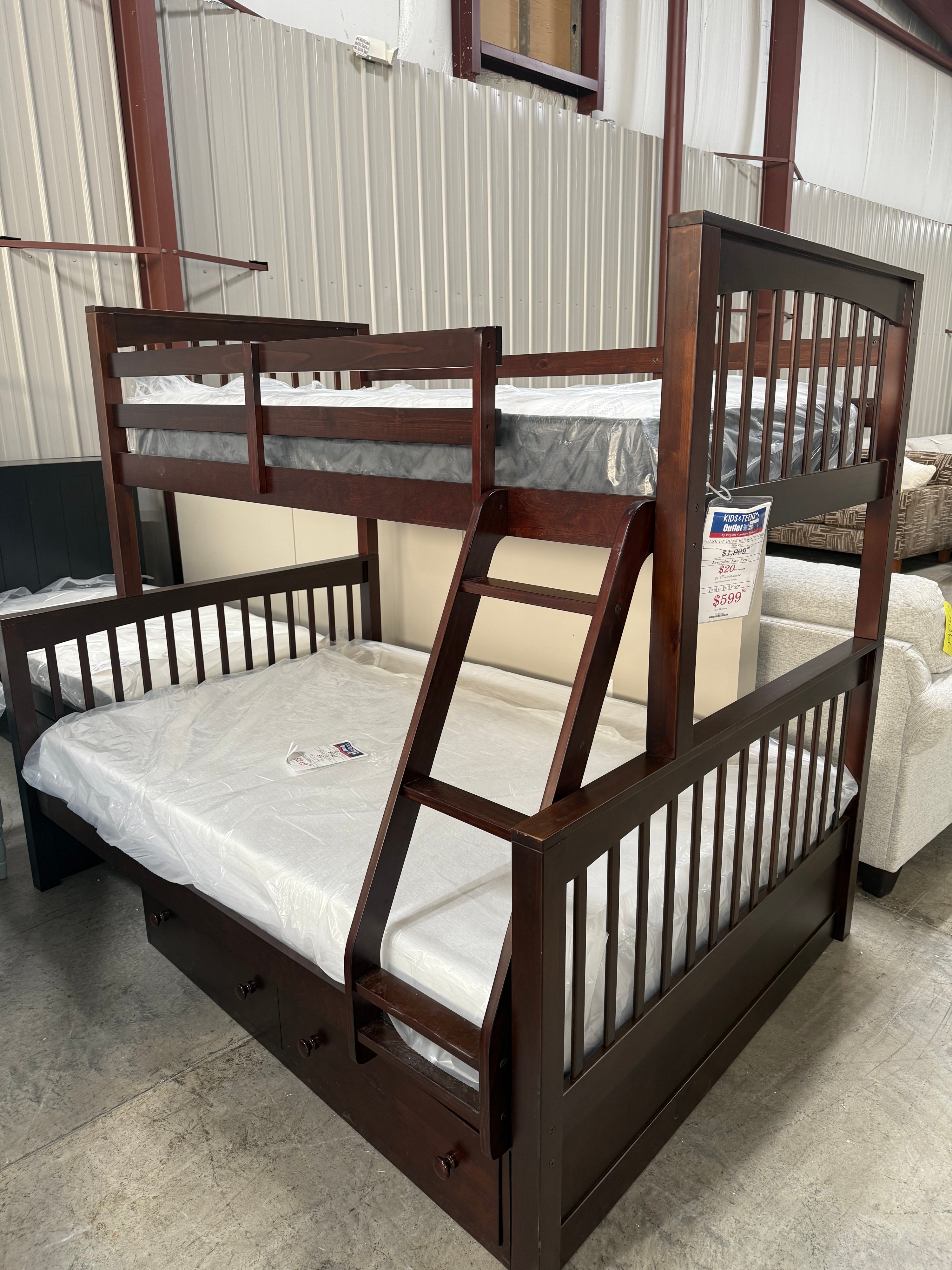 Twin over Full Bunk Bed