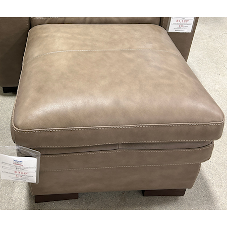 Leather Ottoman