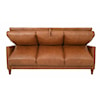 Virginia Furniture Market Premium Leather Bergamo Italian Leather Sleeper Sofa