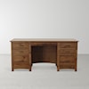 L.A.M.B. Woodworking Oakridge Double Pedestal Desk