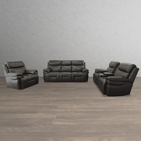 Three Piece Reclining Living Room Group