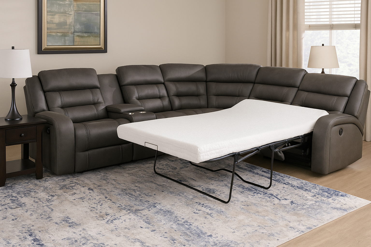 3 Piece Sleeper Sectional