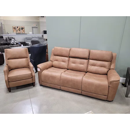 Power Reclining Sofa and Recliner