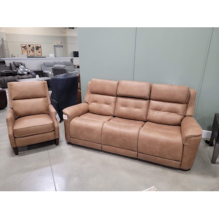 Power Reclining Sofa and Recliner