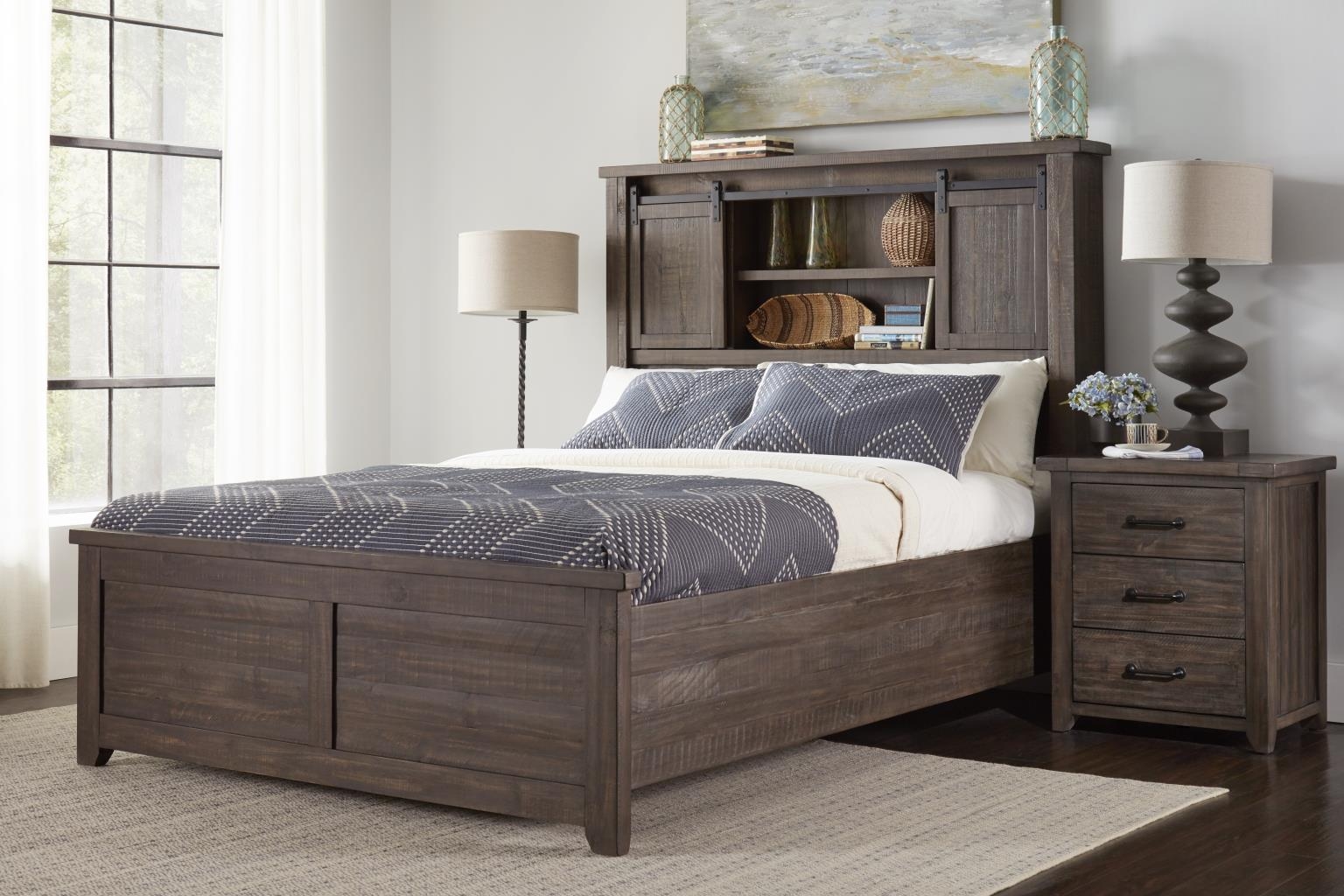 Queen Barn Door Bed