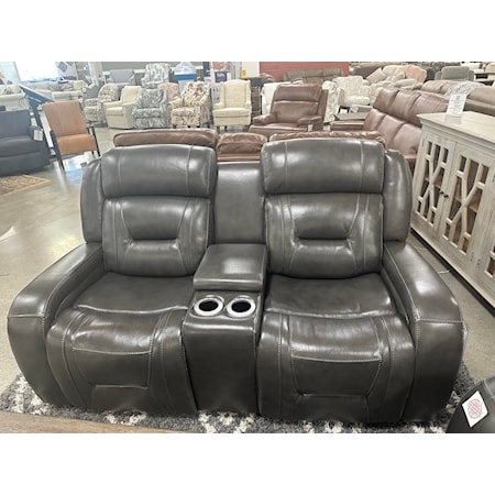 Power Reclining Loveseat with Console