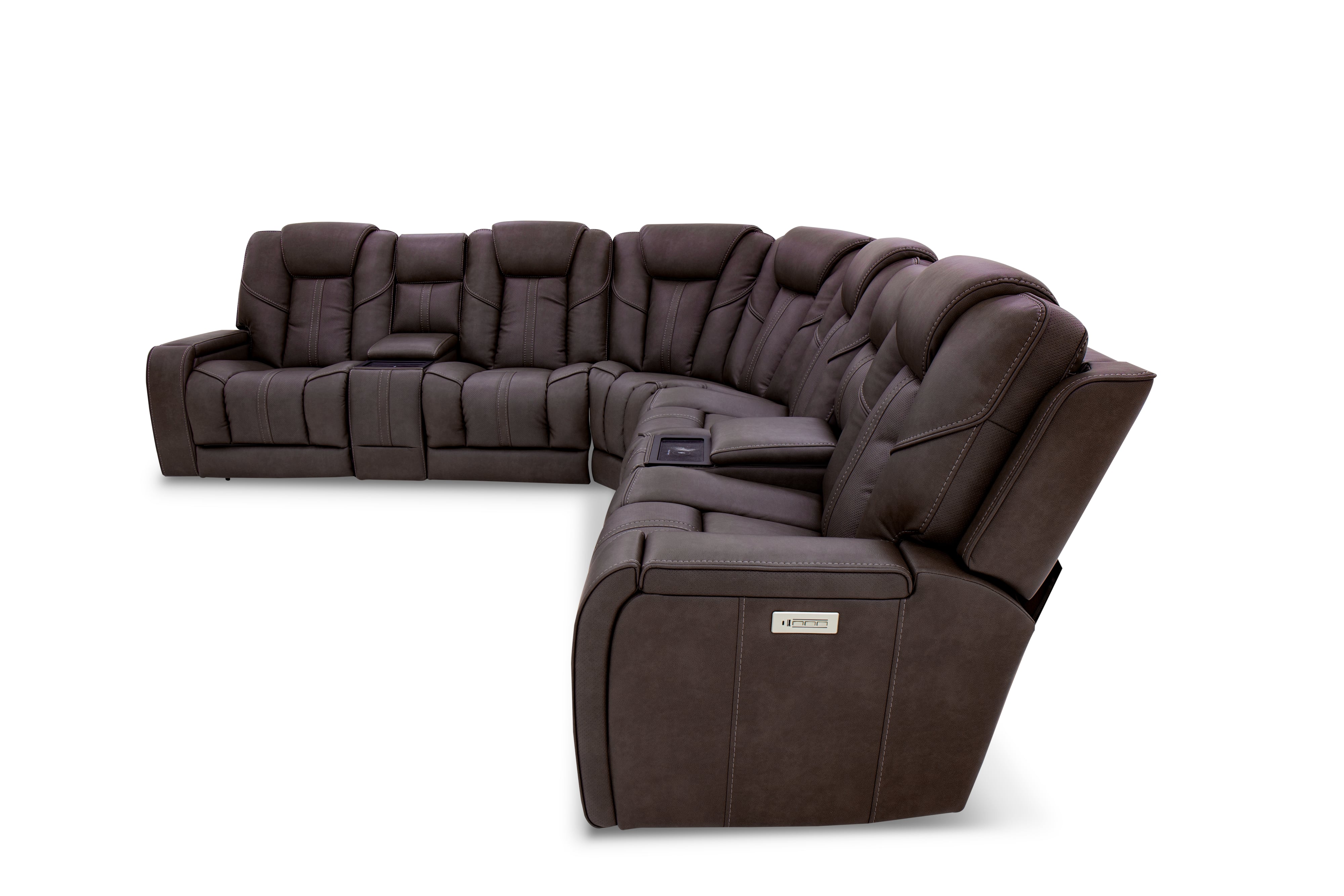 Seven Piece Reclining Sectional