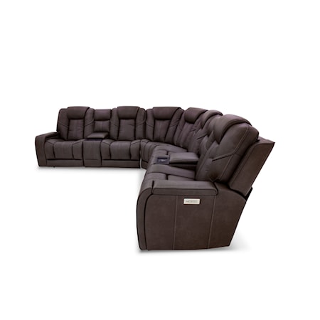 Seven Piece Reclining Sectional