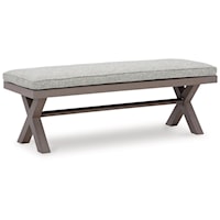 54" Outdoor Dining Bench