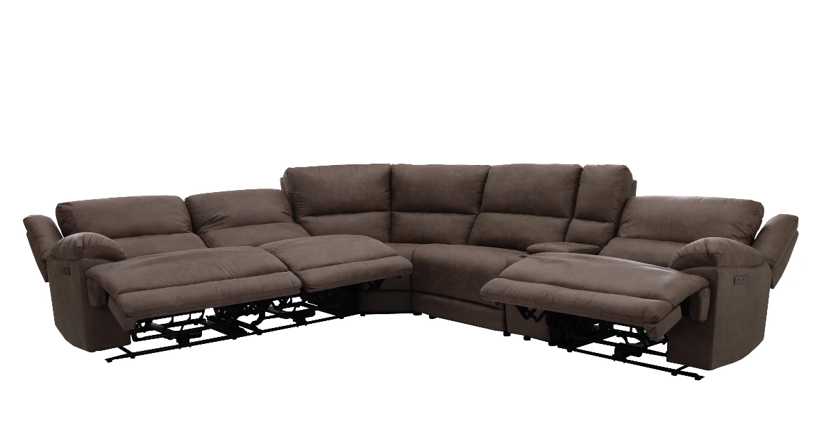6 Piece Manual Sectional