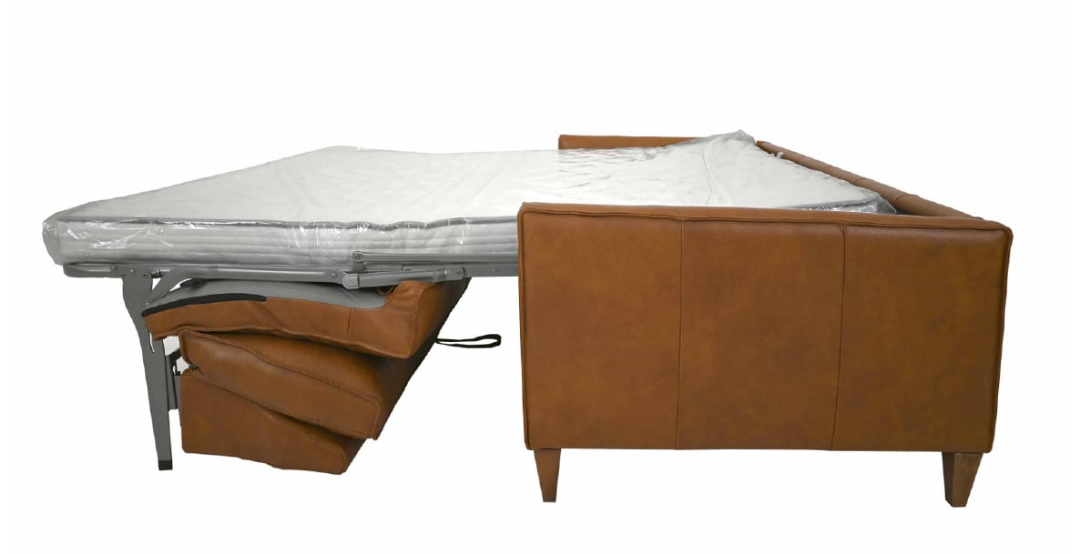Italian Leather Sleeper Sofa