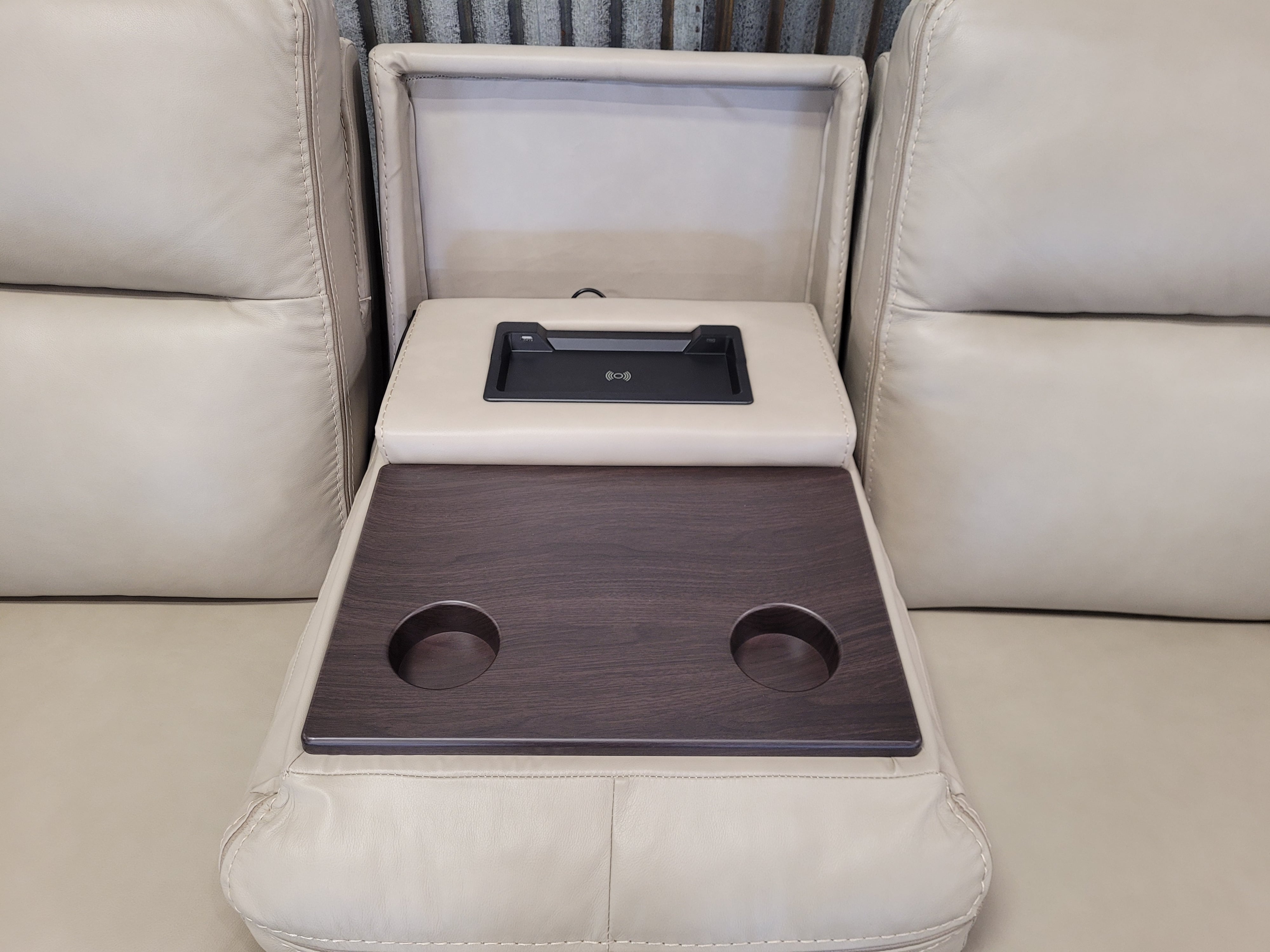 Reclining Sofa w/ Drop Down Table