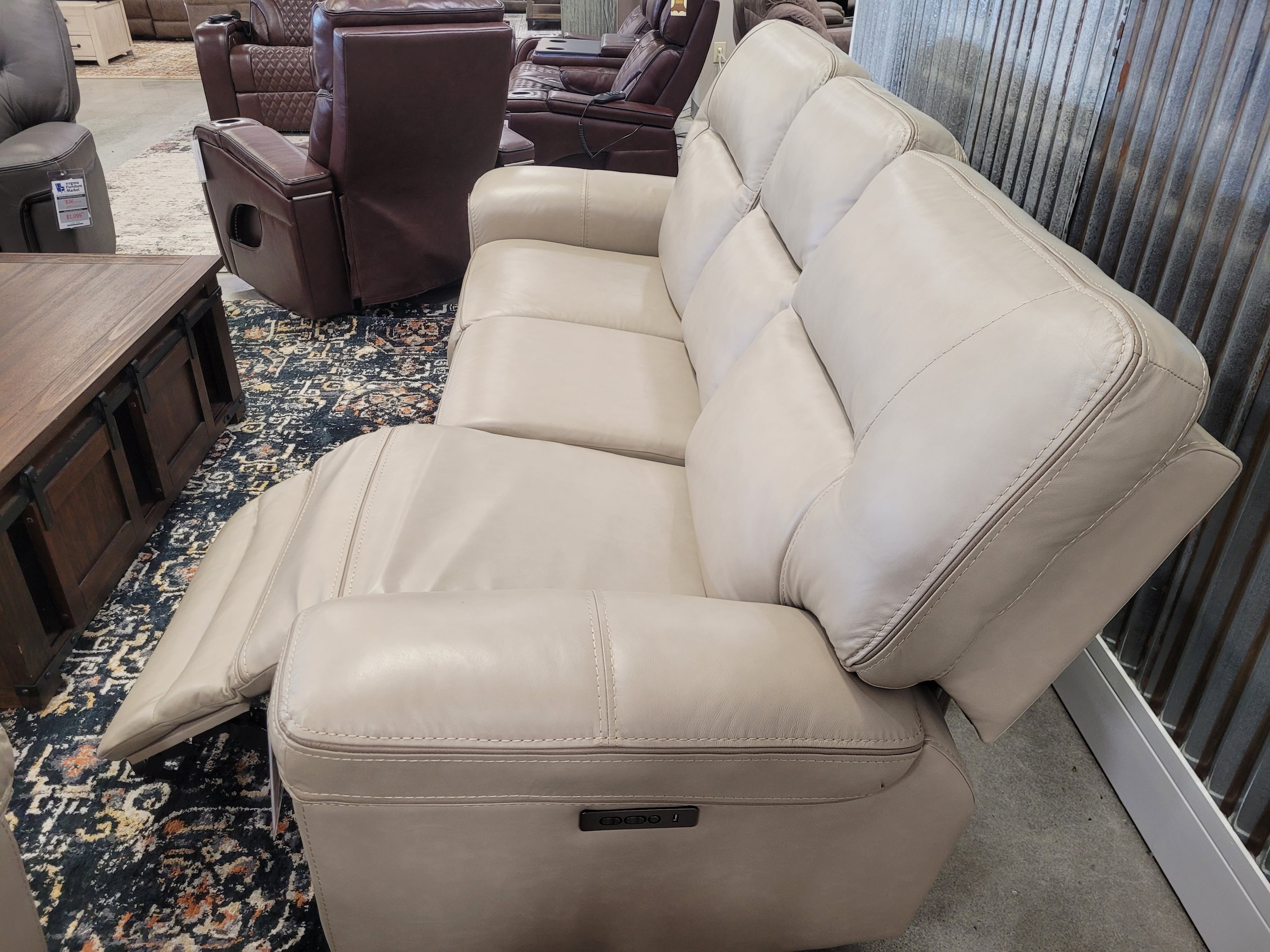 Reclining Sofa w/ Drop Down Table