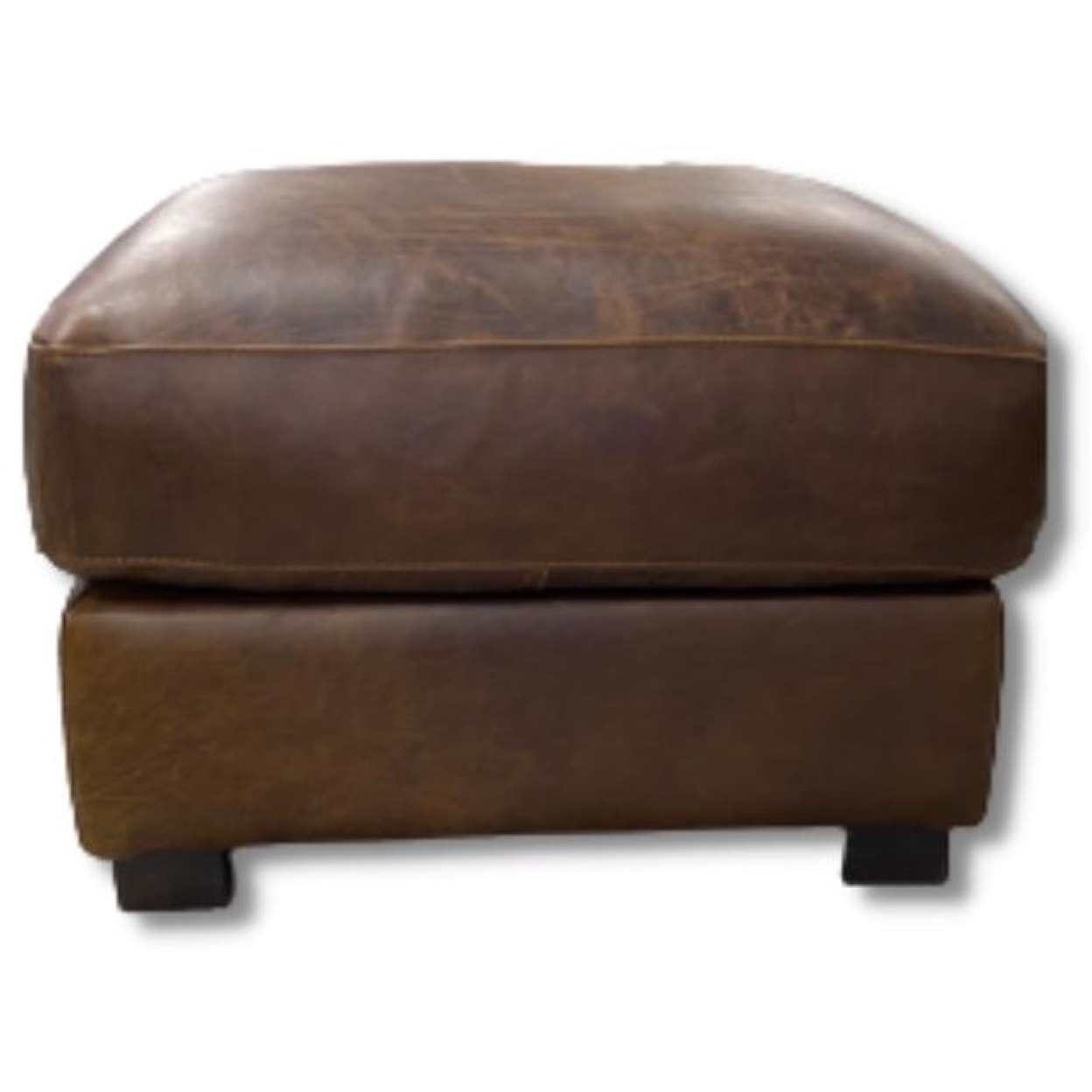 Virginia Furniture Market Premium Leather Palermo Ottoman