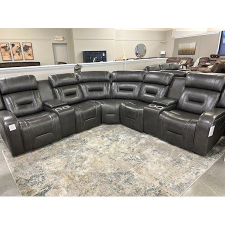 3 Piece Power Reclining Sectional