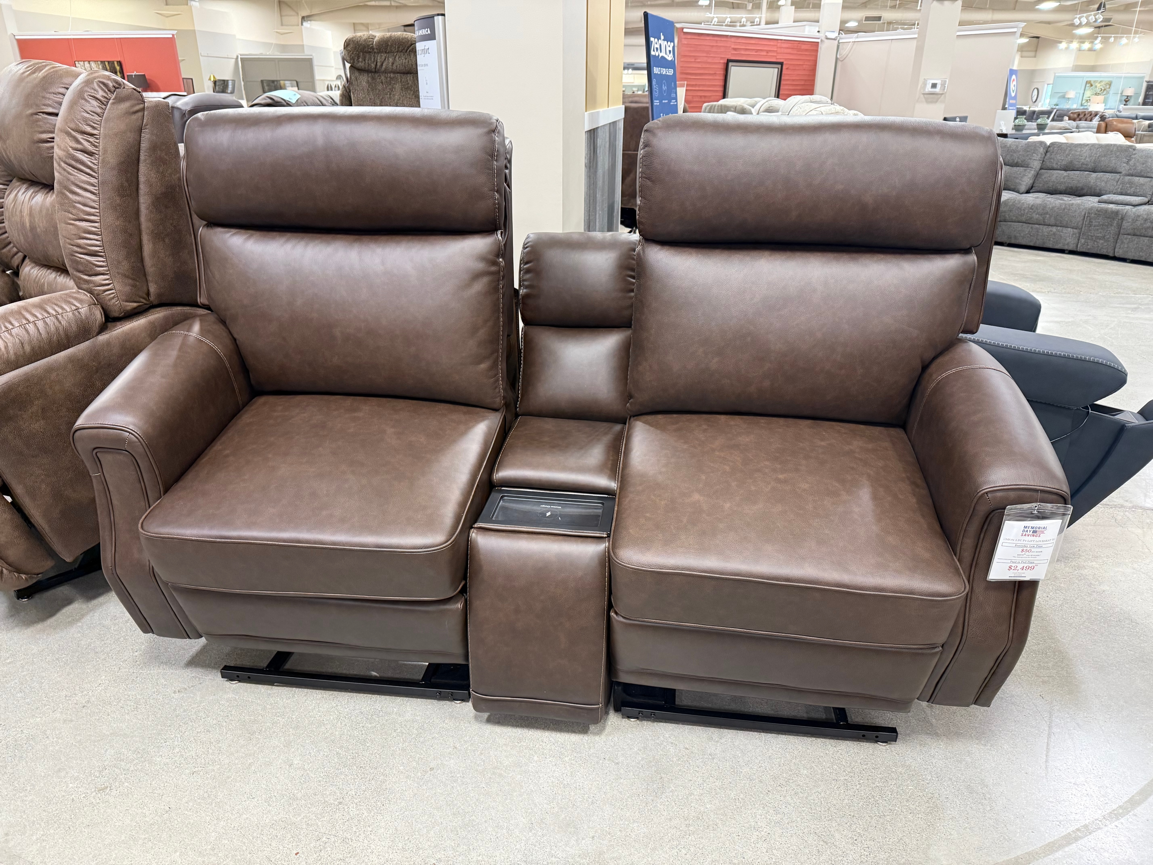Power Reclining/Lift Loveseat
