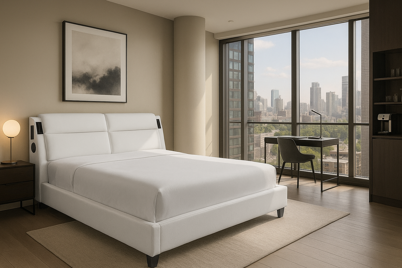 Queen Power Bed with USB