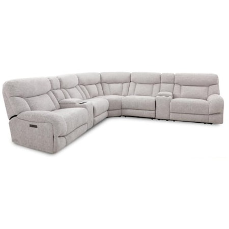 7 Pc Power Sectional