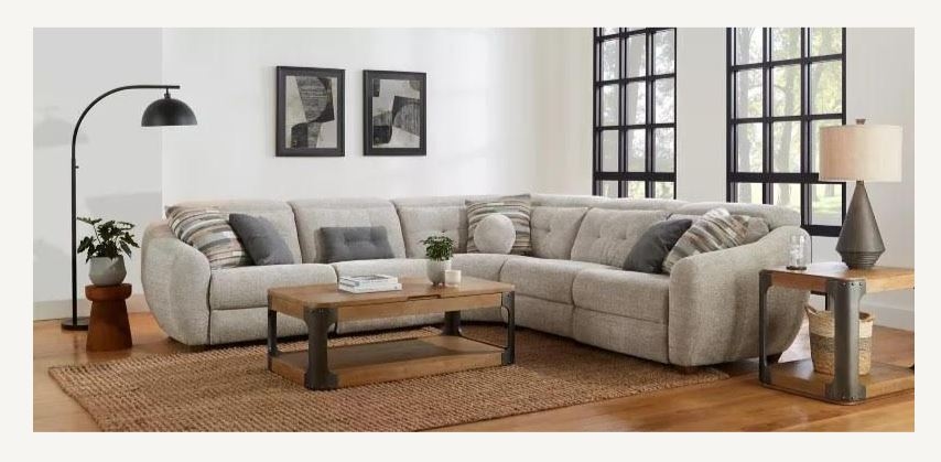 5 Piece Power Reclining Sectional