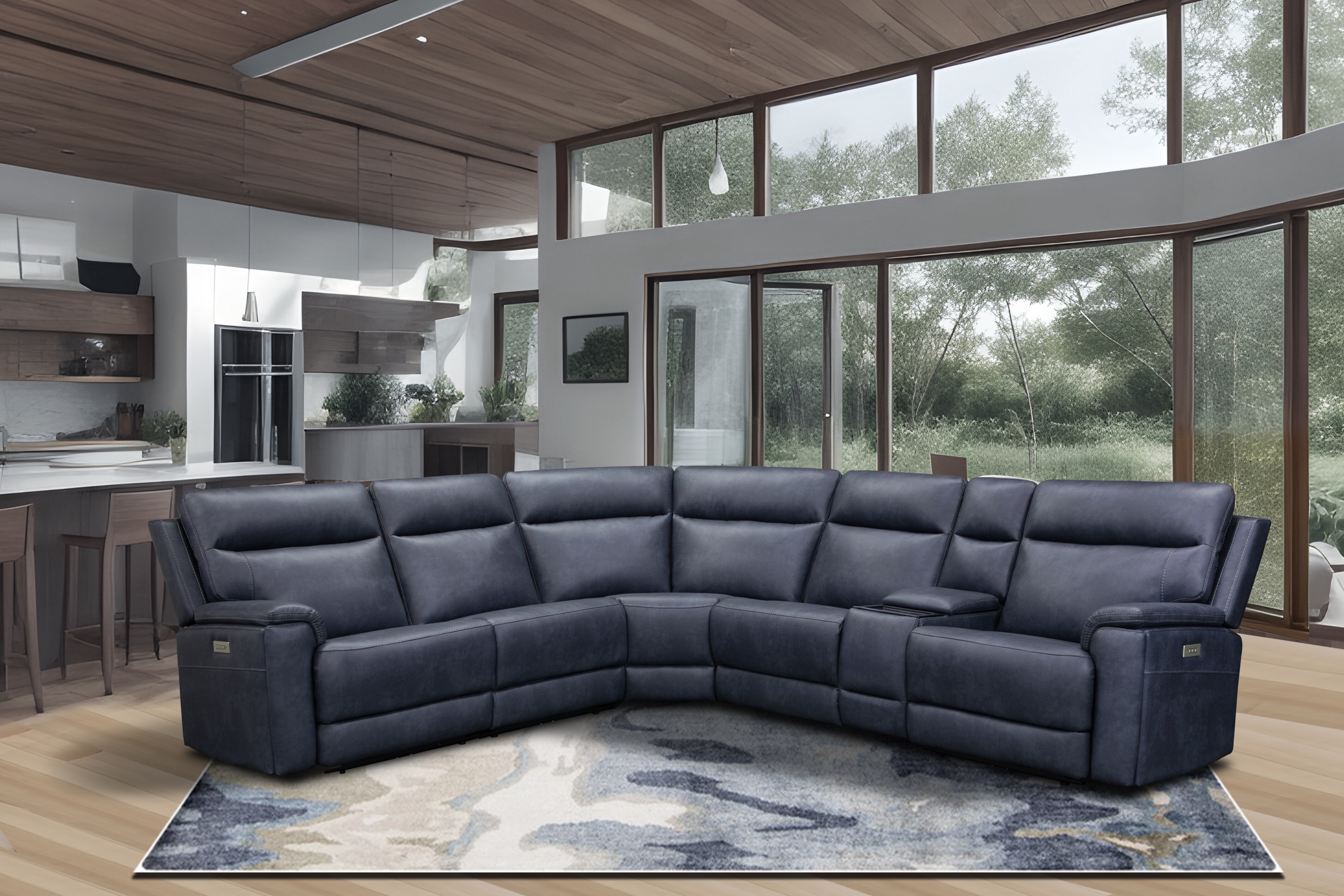 7 Piece Power Reclining Sectional