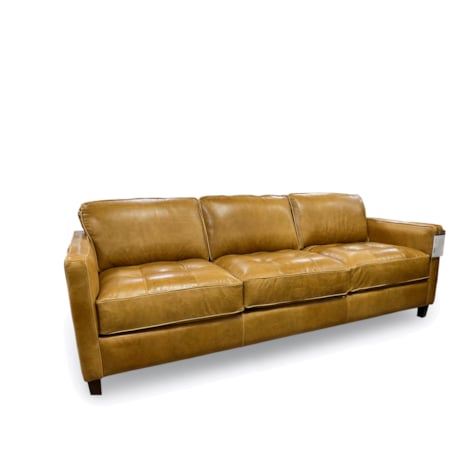 valmar tobacco leather sofa Sunpan Rogers grain Portfolio leather with a subtle two Cb2 Valmar Sofa | TikTok