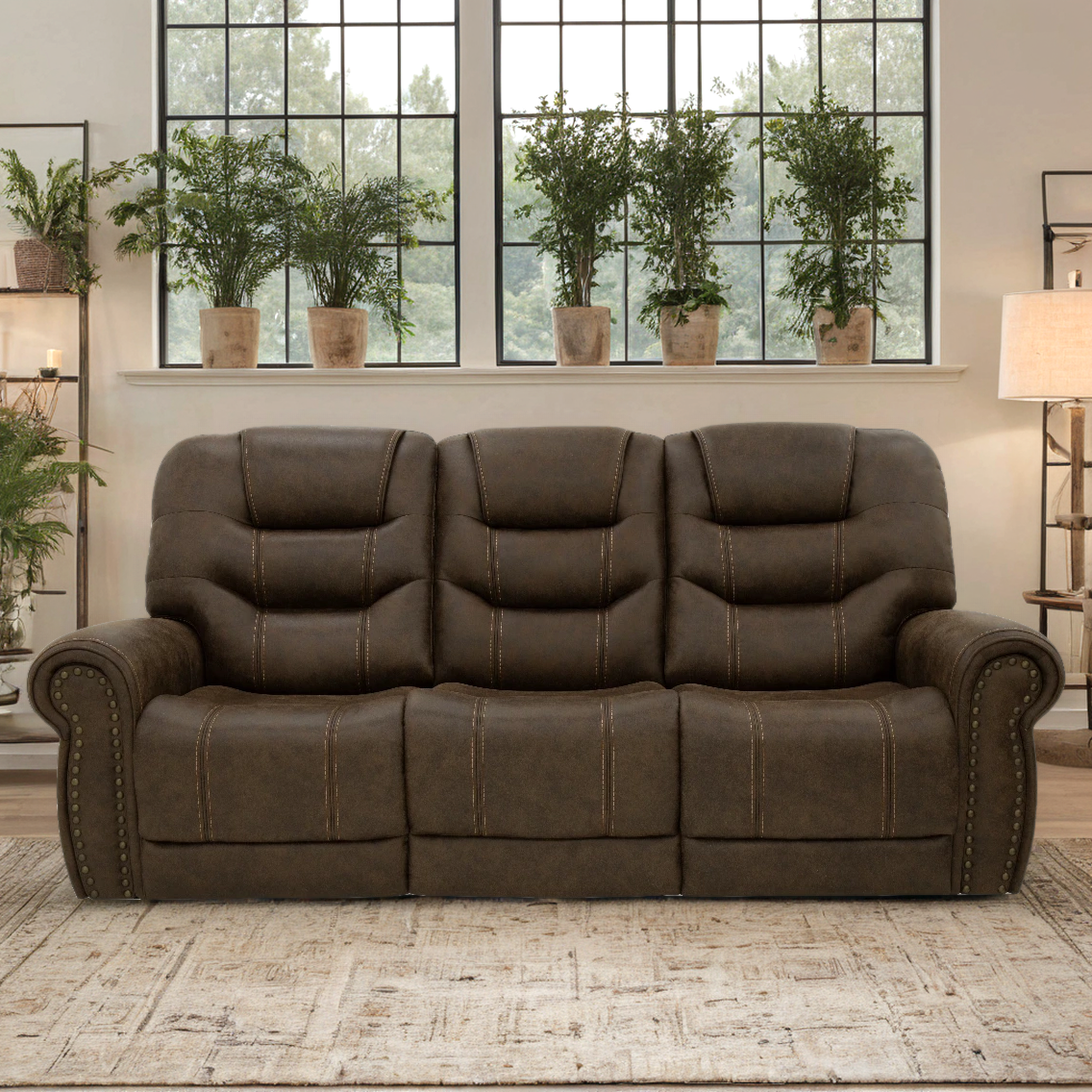 Multi Media Power Reclining Sofa