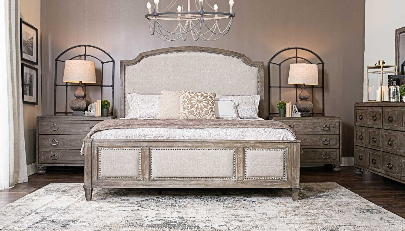 King Upholstered Bed