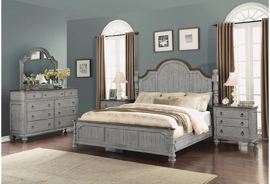 Plymouth Queen Bedroom Group by Wynwood, A Flexsteel Company at Conlin's Furniture
