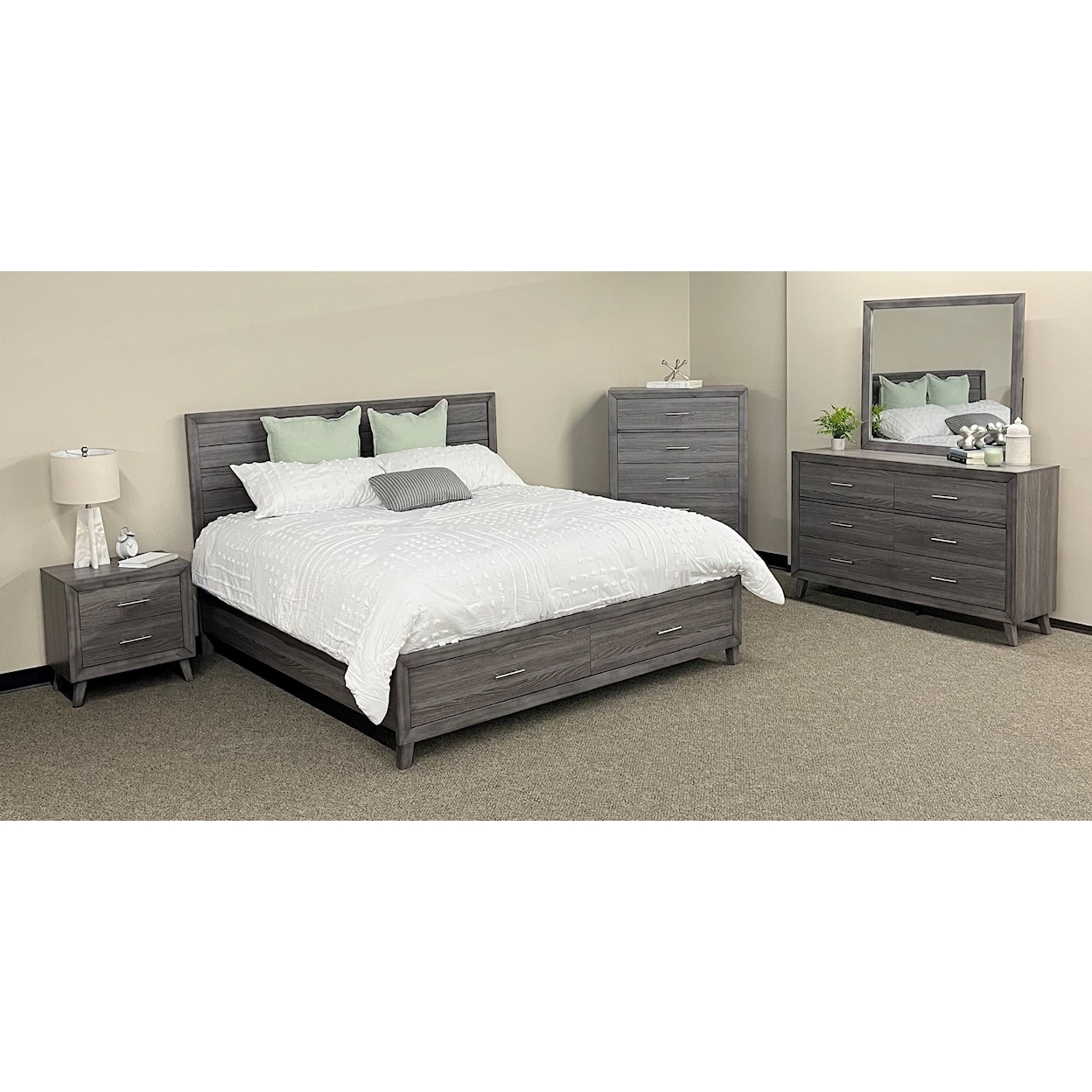 Emerald Rappa Storage Bed