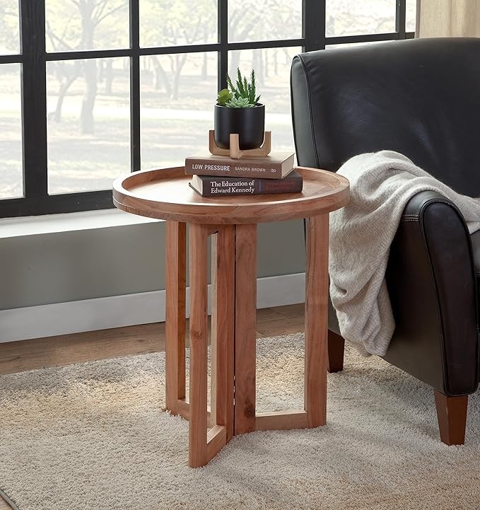 ROUND END TABLE
