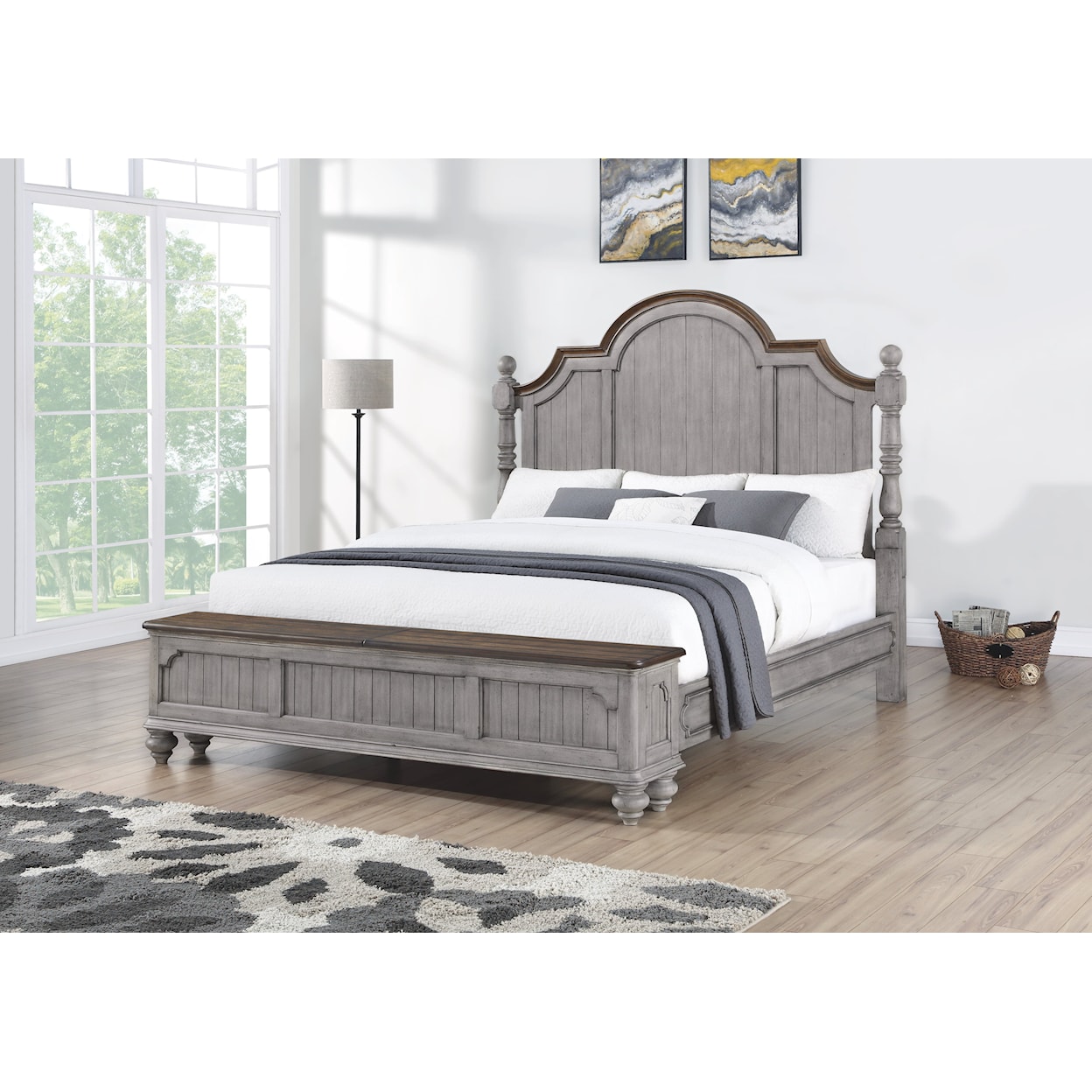Wynwood, A Flexsteel Company Plymouth Queen Poster Storage Bed