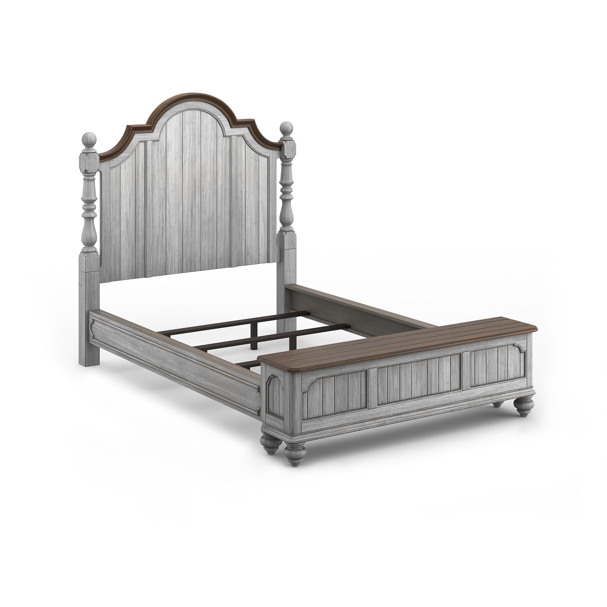Queen Poster Storage Bed