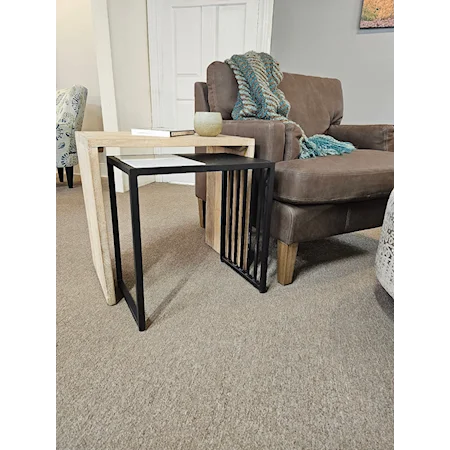 2 Piece End Table