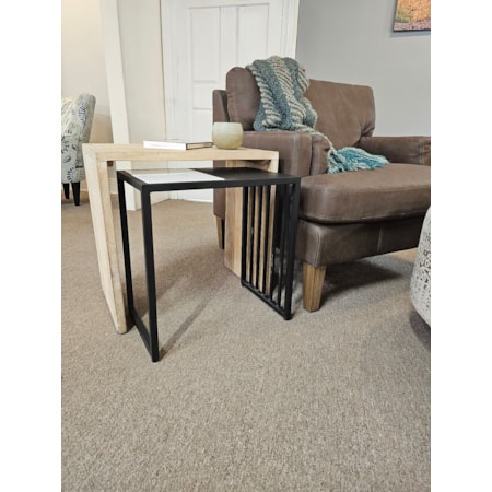 2 Piece End Table