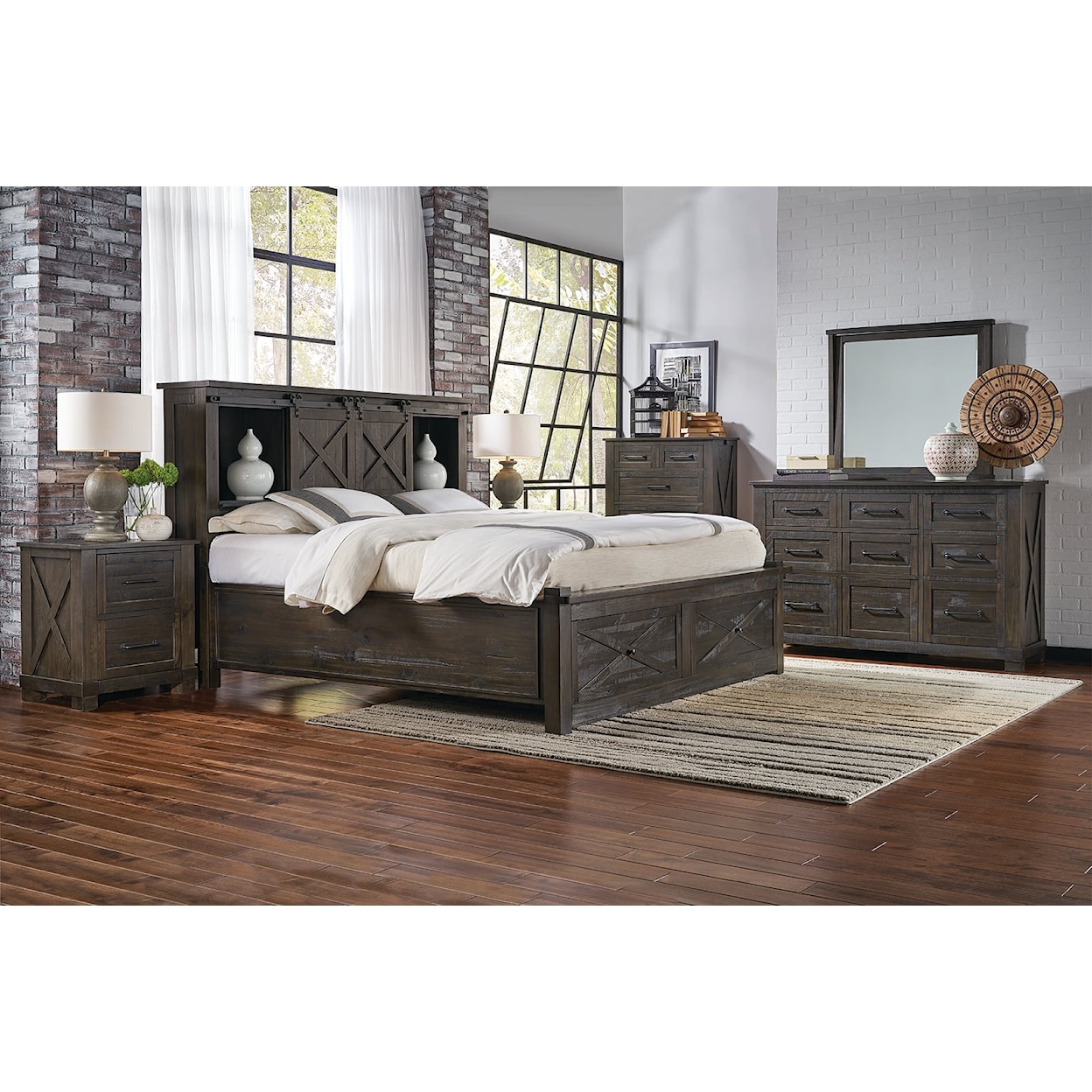 AAmerica Sun Valley Queen Bedroom Set