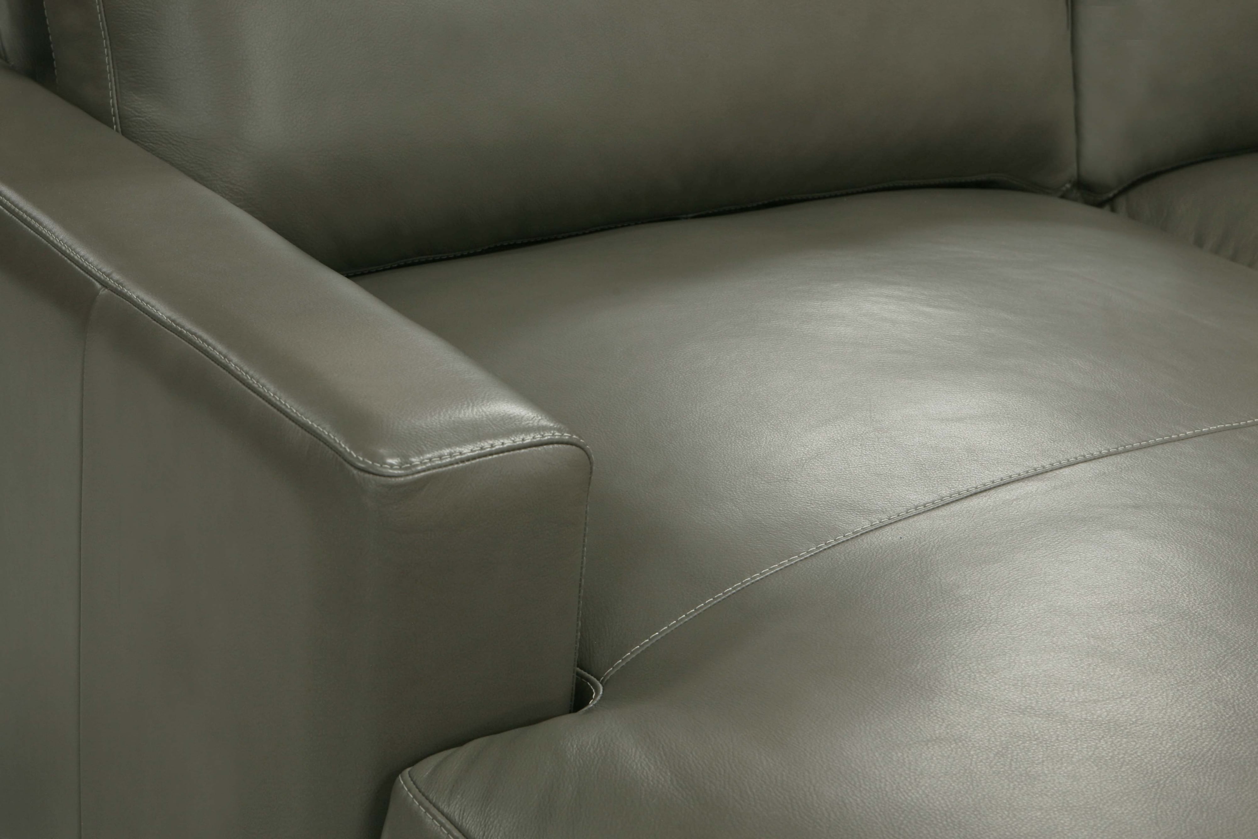 2-pc. LAF Leather Chaise Sectional Sofa