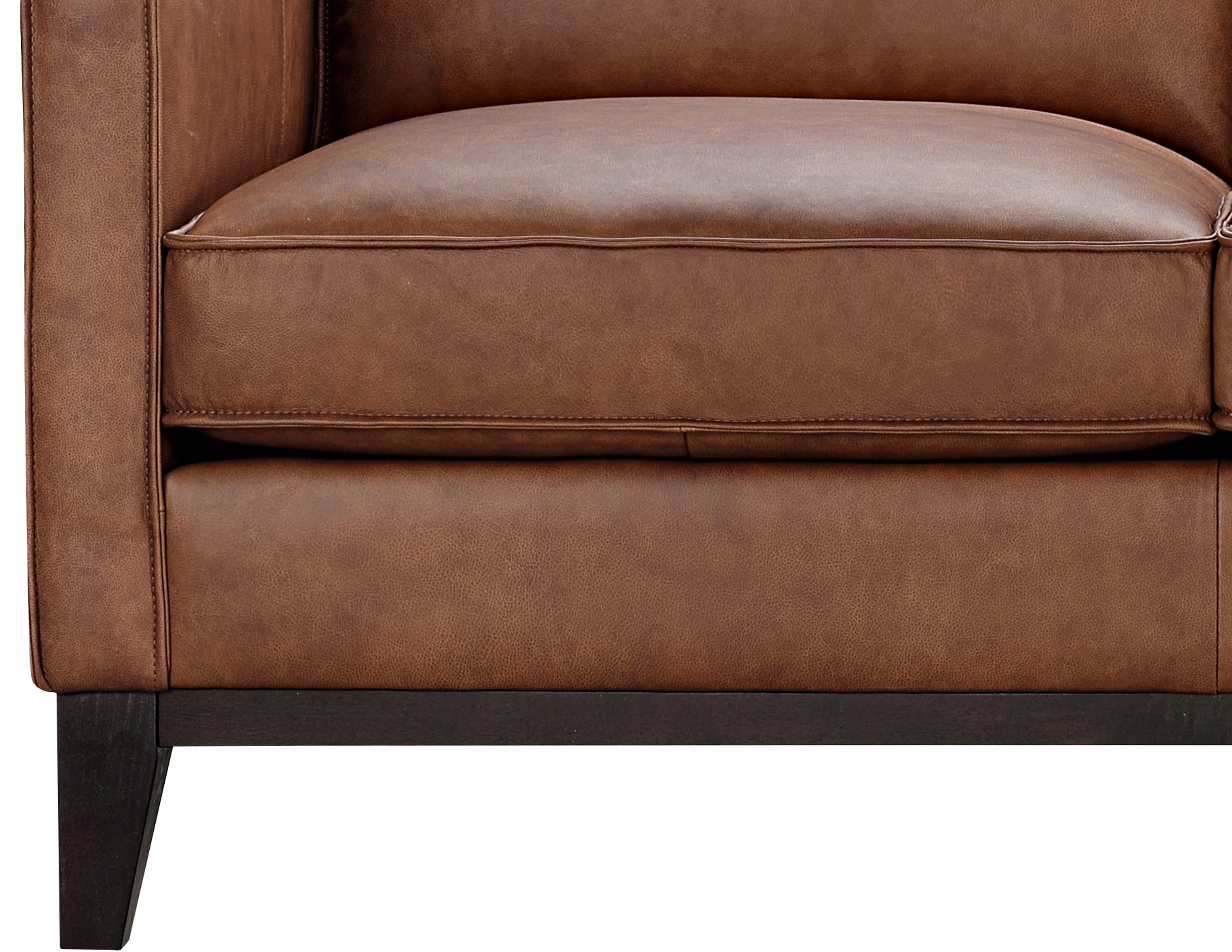 2-pc. Leather Sectional Sofa w/RAF Chaise