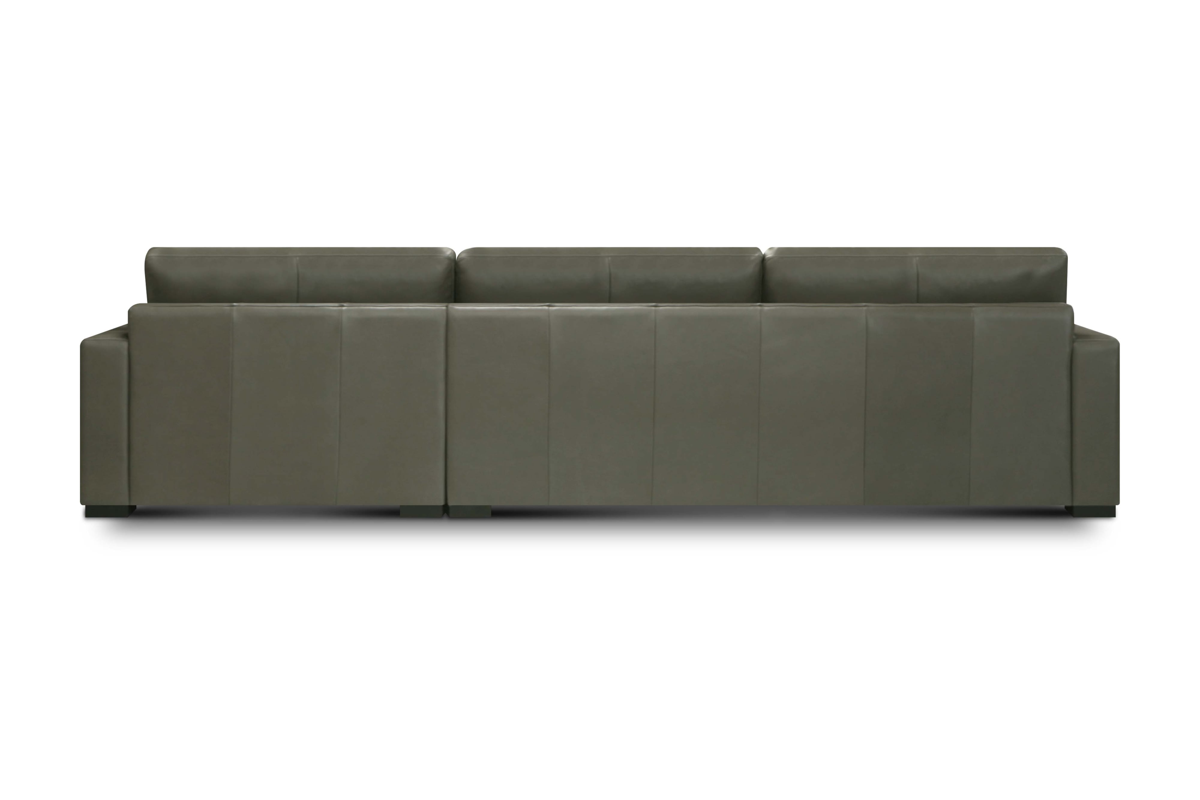 2-pc. RAF Leather Chaise Sectional Sofa