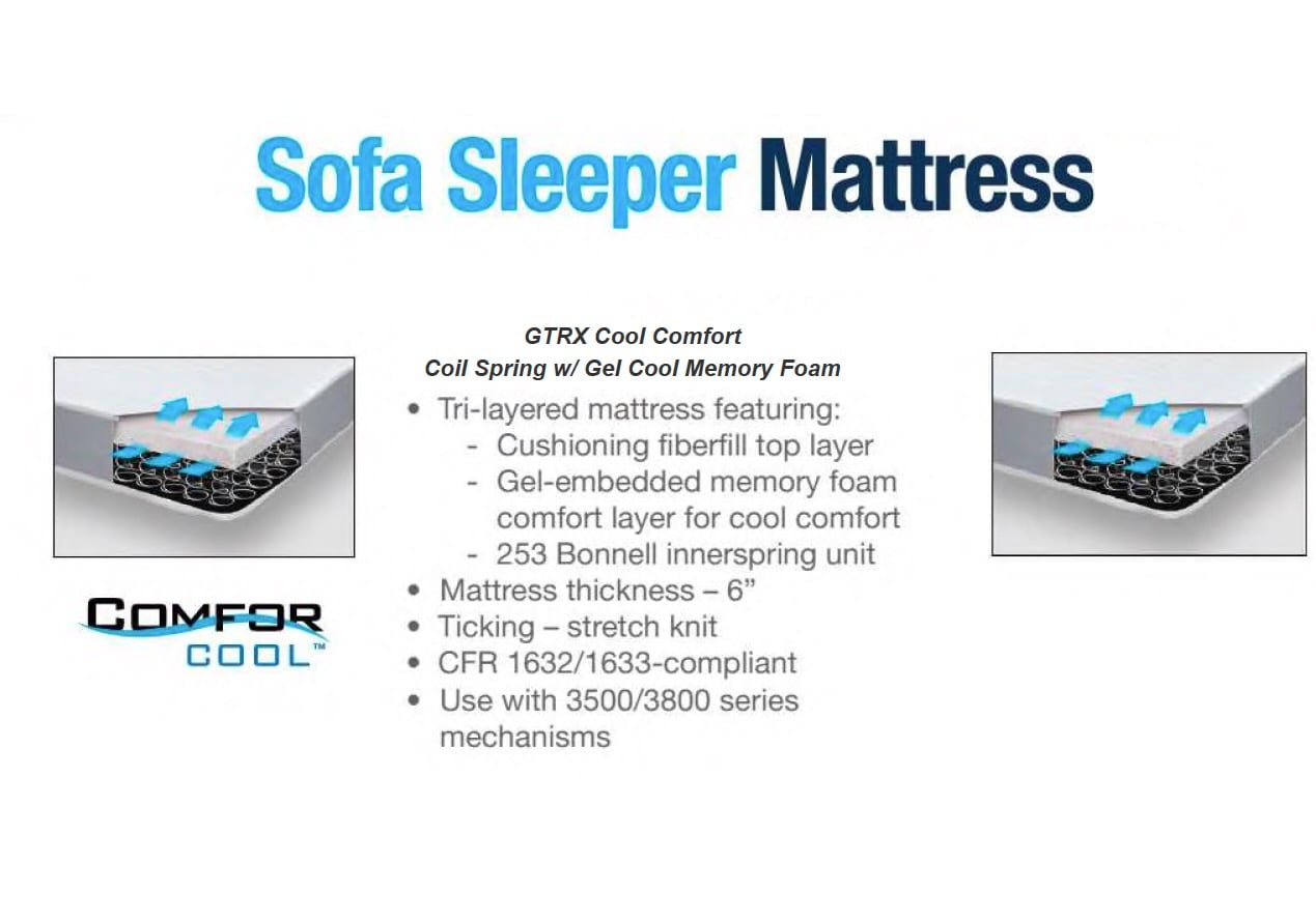 Leather Queen Sofa Sleeper w/Track Arms