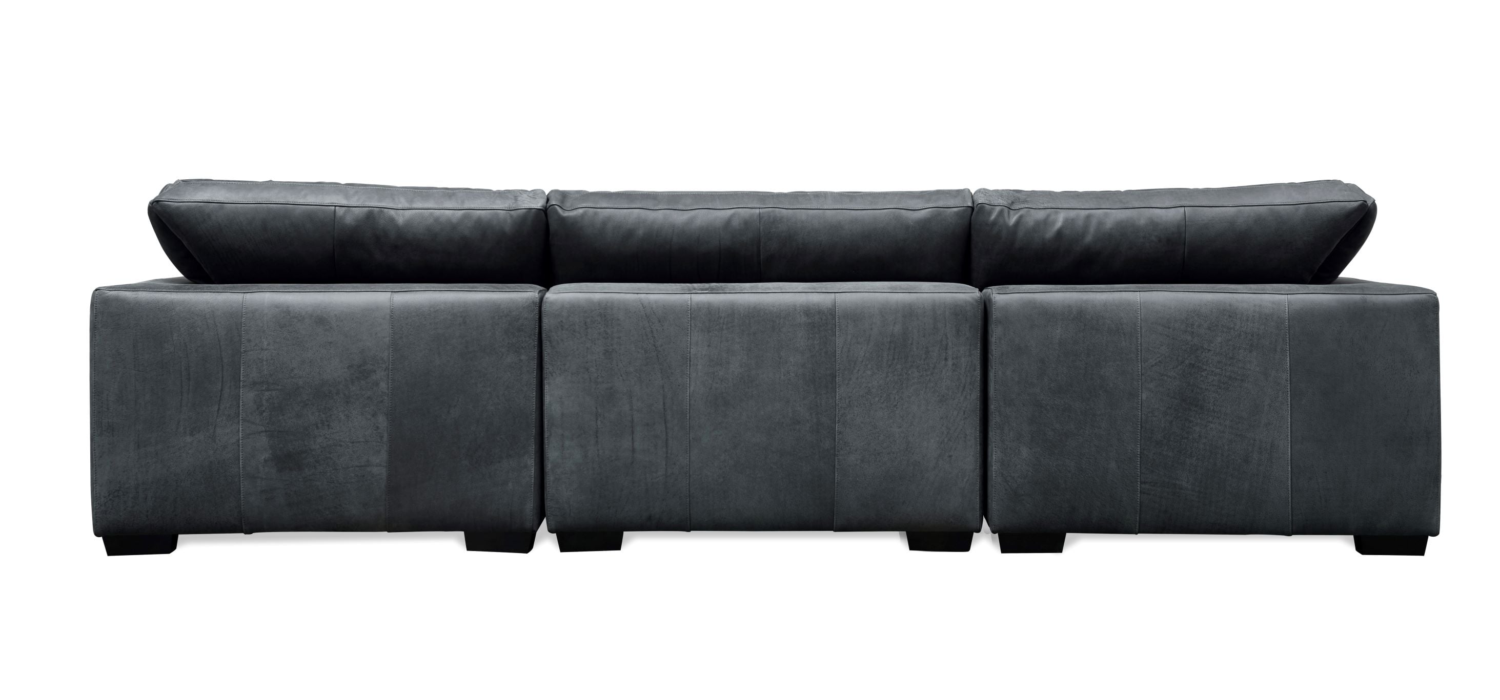 GTR Leather Kent 4-pc. Chaise Sectional Sofa